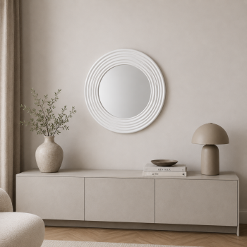 Lustro okrągłe Inspire - White